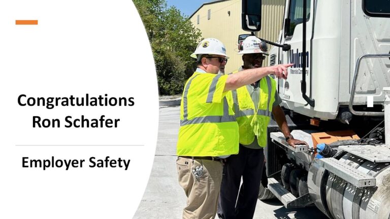 Ron Schafer-Vulcan Materials - 2025-2026 John T. Hanna Award for Employer Safety