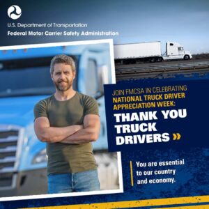 National Truck Driver Appreciation Week